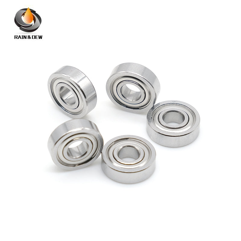 10PCS S695ZZ 5x13x4 mm Stainless Bearing ABEC-9 Stainless Steel Ball Bearings Shielded High Precision 440C