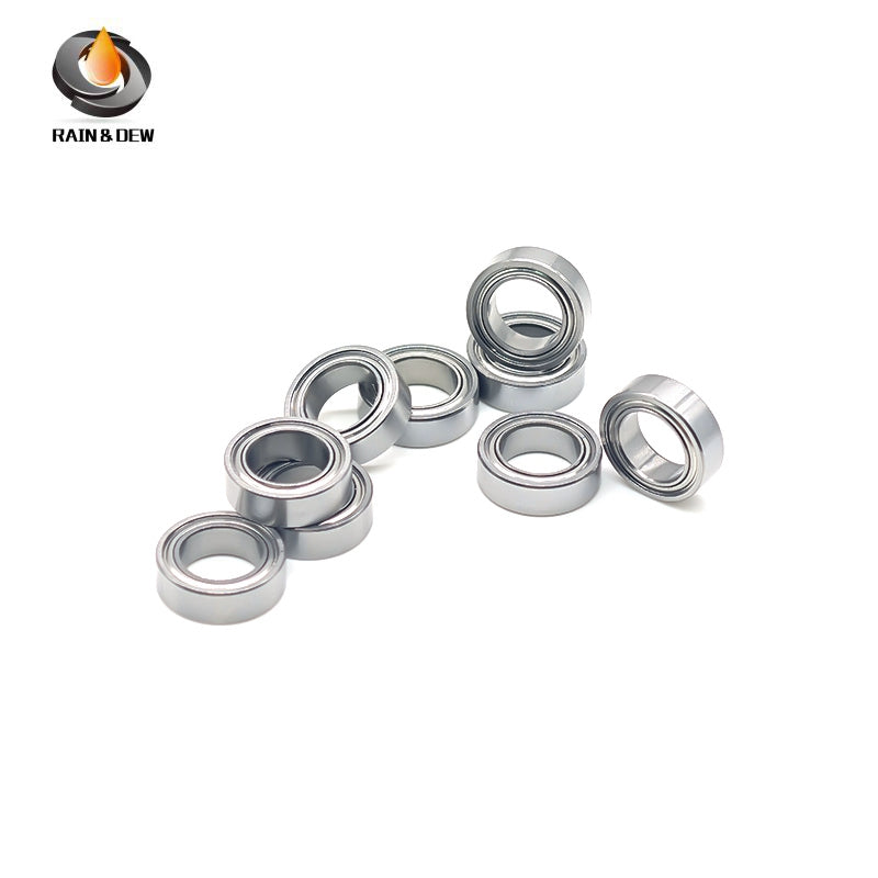 R1810ZZ Bearing 10PCS 7.938X12.7X3.967mm Double Shielded Motor Miniature R1810ZZ Ball Bearings