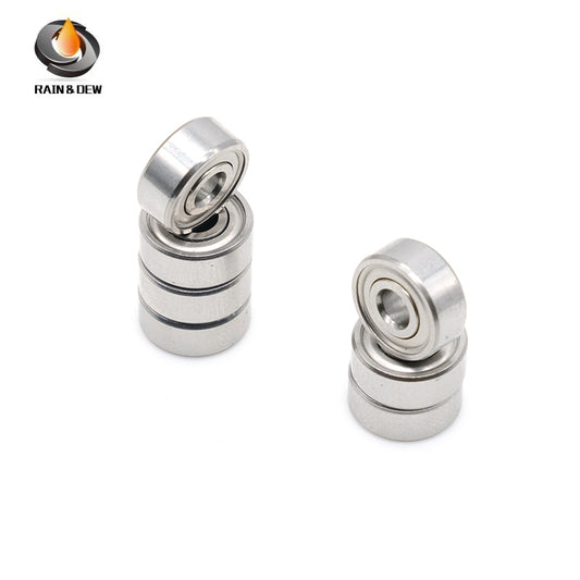 10Pcs R4ZZ 6.35X15.875X4.978mm Miniature Inch Deep Groove Ball Bearing  ABEC-7