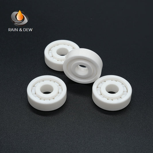 1/2Pcs  6201 CE  12X32X10mm Full Ceramic Bearing  ABEC-9 Zirconia Ceramic Deep Groove Ball Bearings for Fishing Reel