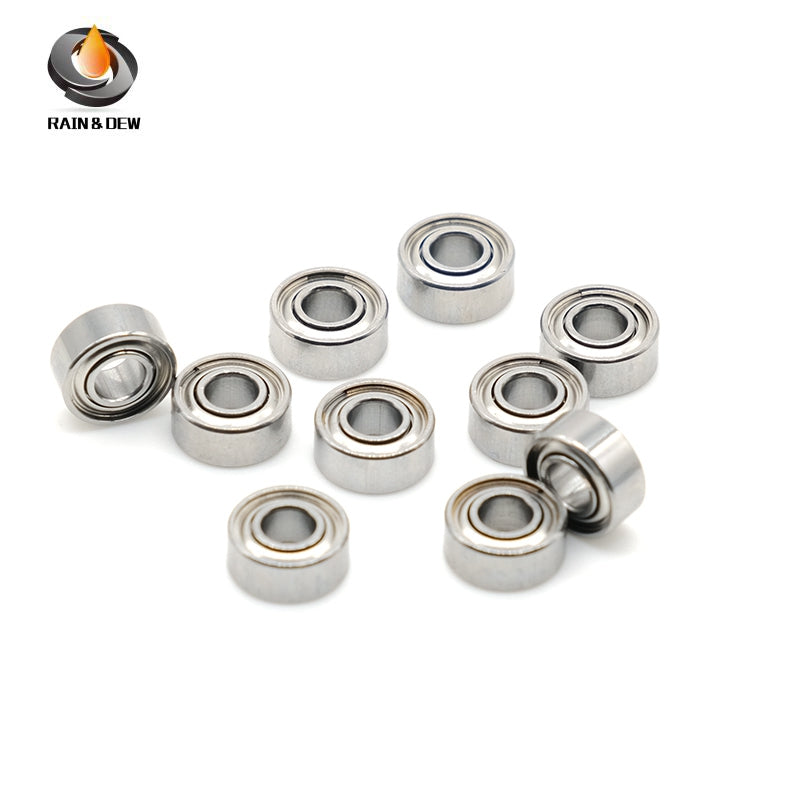 10PCS S683ZZCB 3x7x3mm ABEC-7 Ceramic Bearing Stainless Steel Hybrid Ceramic Bearing Without Grease Fast Turning