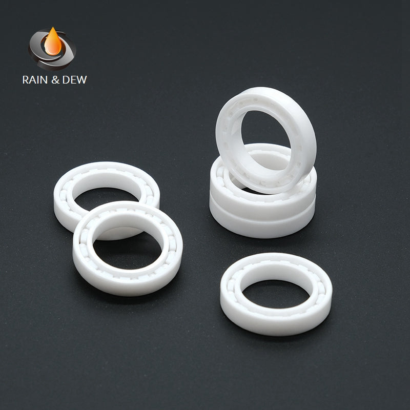 1/2Pcs 6803 CE  17*26*5mm Full Ceramic Bearing  ABEC-9 Zirconia Ceramic Deep Groove Ball Bearings for Fishing Reel