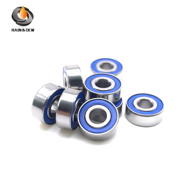 MR83RS-Blue Bearing ABEC-7 (10PCS) 3x8x3 mm Miniature MR83-2RS Ball Bearings Blue Rubber Sealed