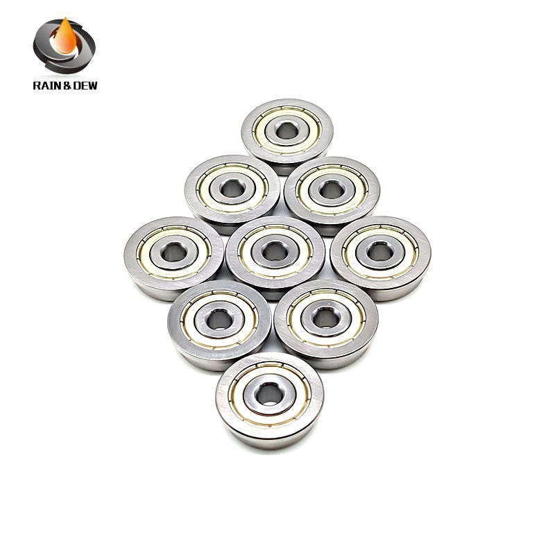 10PCS Flange Bearing  F635ZZ Flange Bearing 5X19X6mm ABEC-7 Double Shielded