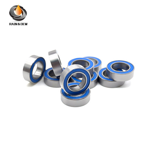 MR106RS-Blue Bearing ABEC-7 (10PCS) 6x10x3 mm Miniature MR106-2RS Ball Bearings Blue Rubber Sealed