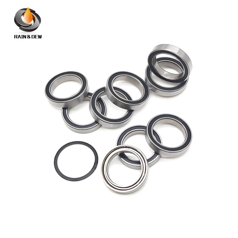 10PCS 6702RS CB 15X21X4mm Hybrid Ceramic Si3N4 Ball Bearing Bicycle Bottom Brackets & Spares Rear wheel 6702  2RS Bearings