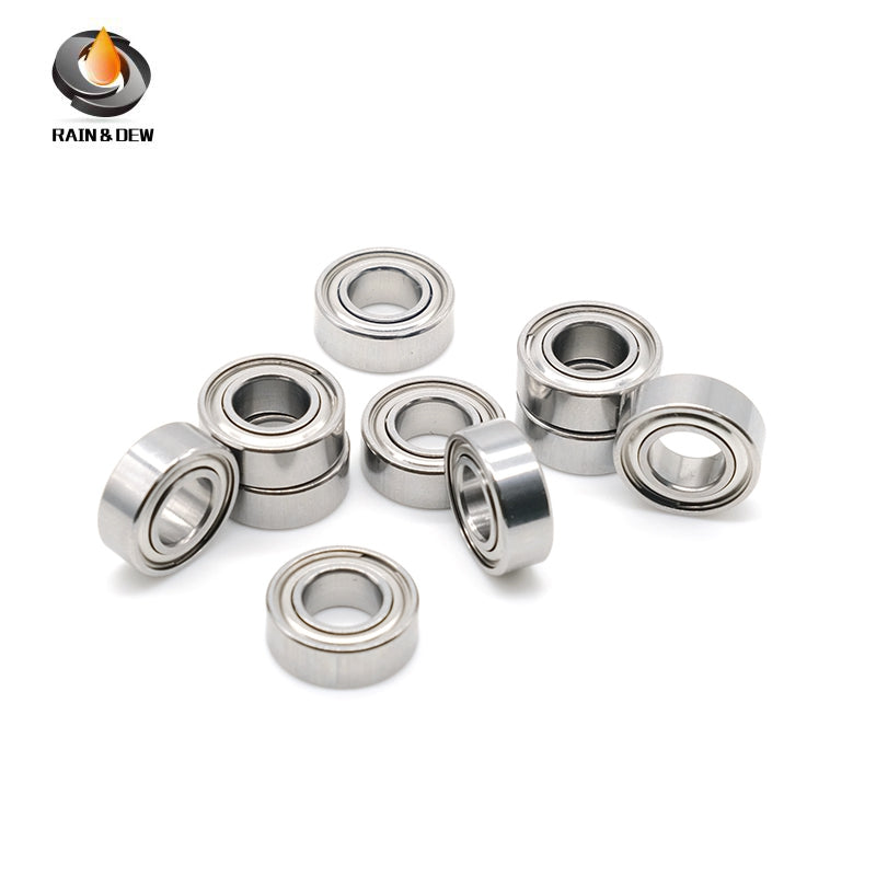 10PCS S687ZZ  7x14x5 mm  Stainless Bearing ABEC-9 Stainless Steel Ball Bearings Shielded High Precision 440C