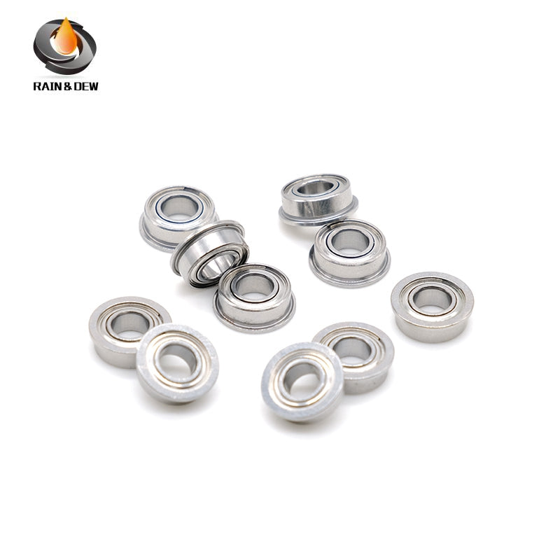 10PCS Miniature Flanged Bearing SF606ZZ	6X17X6mm for Precision Machinery & Models