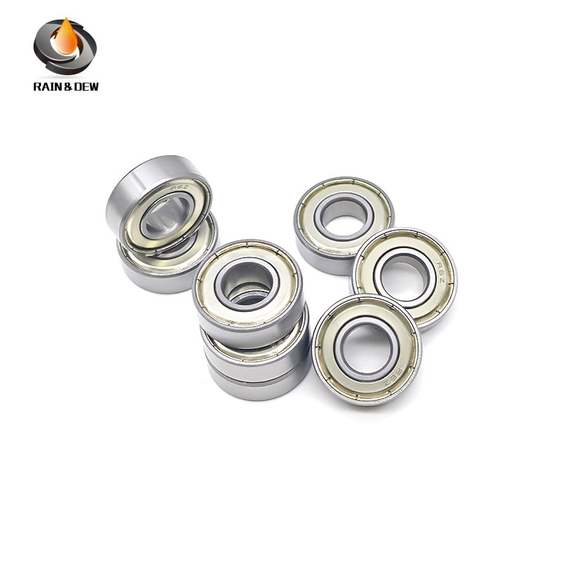 10Pcs R6ZZ 9.525X22.225X7.142mm Miniature Inch Deep Groove Ball Bearing  ABEC-7