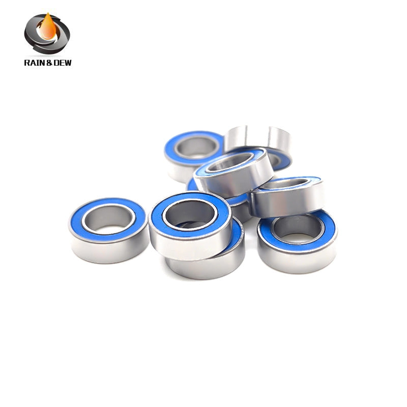 MR95RS-Blue Bearing ABEC-7 (10PCS) 5x8x3 mm Miniature MR95-2RS Ball Bearings Blue Rubber Sealed