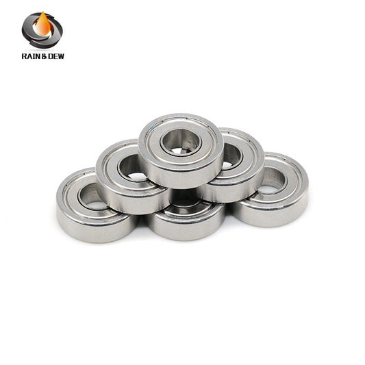 10PCS S698ZZ  8x19x6 mm Stainless Bearing ABEC-9 Stainless Steel Ball Bearings Shielded High Precision 440C