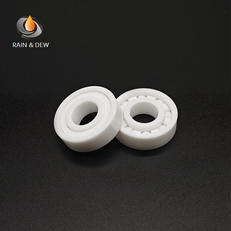 1/2Pcs  6203 CE  17*40*12mm Full Ceramic Bearing  ABEC-9 Zirconia Ceramic Deep Groove Ball Bearings for Fishing Reel