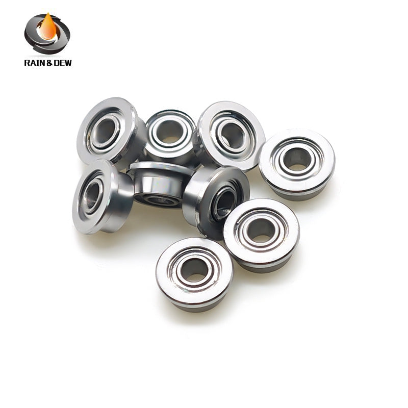 10PCS F623ZZ Flanged Ball Bearings 3X10X4 mm Double Shielded  High Precision for Voron 3D Printer & CNC Parts