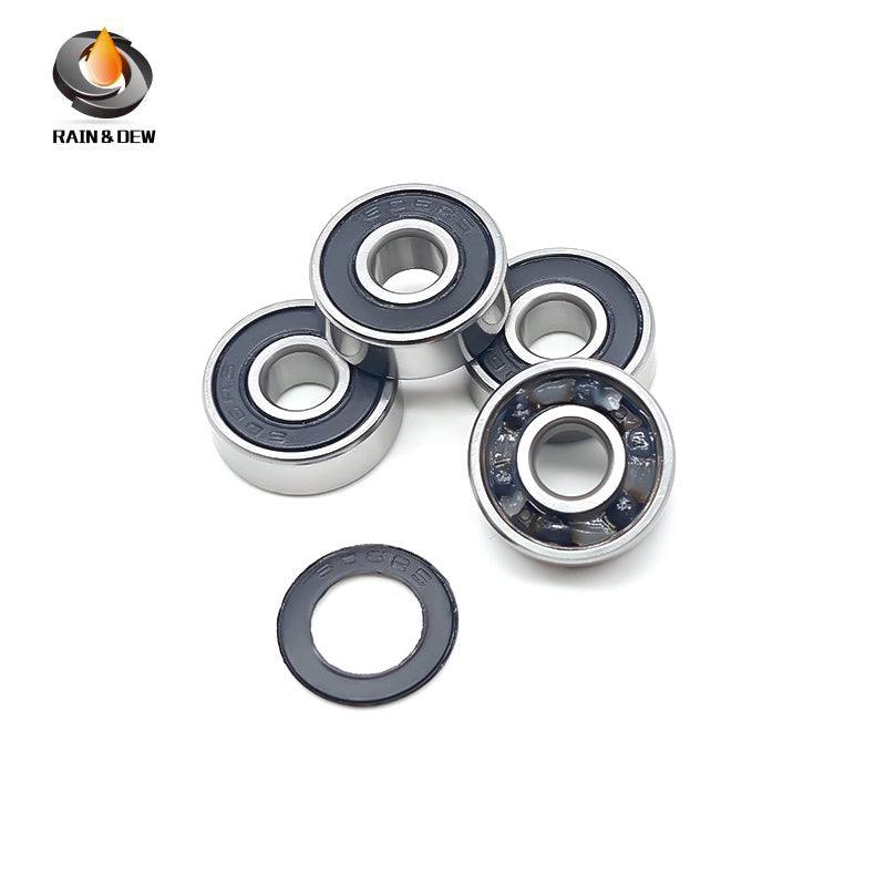 10PCS 606RS CB 6x17x6 mm Hybrid Ceramic Si3N4 Ball Bearing Bicycle Bottom Brackets & Spares Rear wheel 606 RS 2RS Bearings