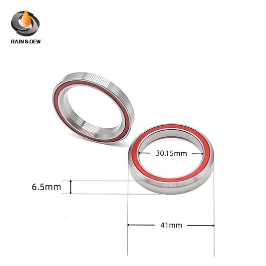 8PCS MH-P03  30.15X41X6.5 mm Bicycle Headset Bearing  45/45 Degree Chrome Steel Tapered Upper Lower Tapered Parts Repair