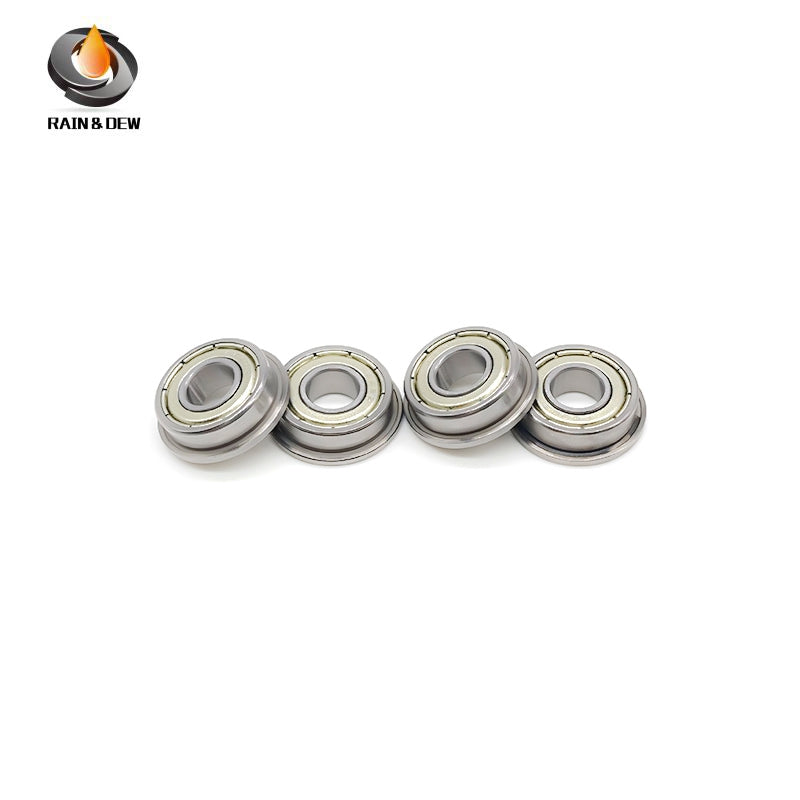 10PCS F698ZZ 8x19x6 mm ABEC-7 Skate Bearing Steel Radial Shaft Deep Groove Flange Ball Bearing