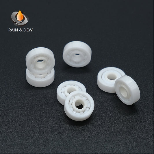 1/2Pcs 605 CE 5*14*5mm  Full Ceramic Bearing ABEC-9 Zirconia ZRO2 High Precision Spinning Bearing for Fishing Reel