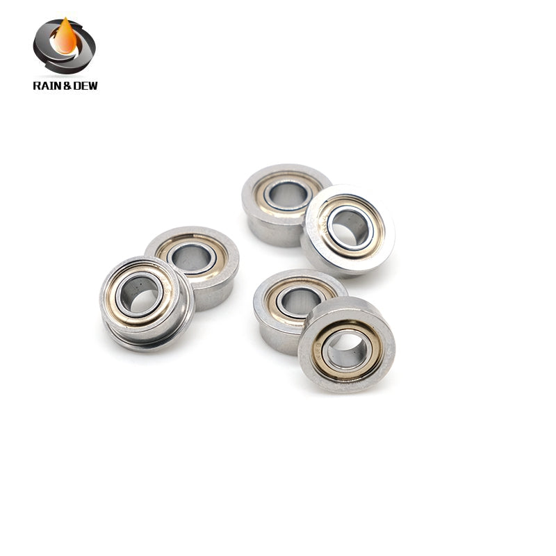 10PCS Precision F684ZZ Flanged Bearing with Shield 4*9*4 mm  for Easy Mounting & Positioning