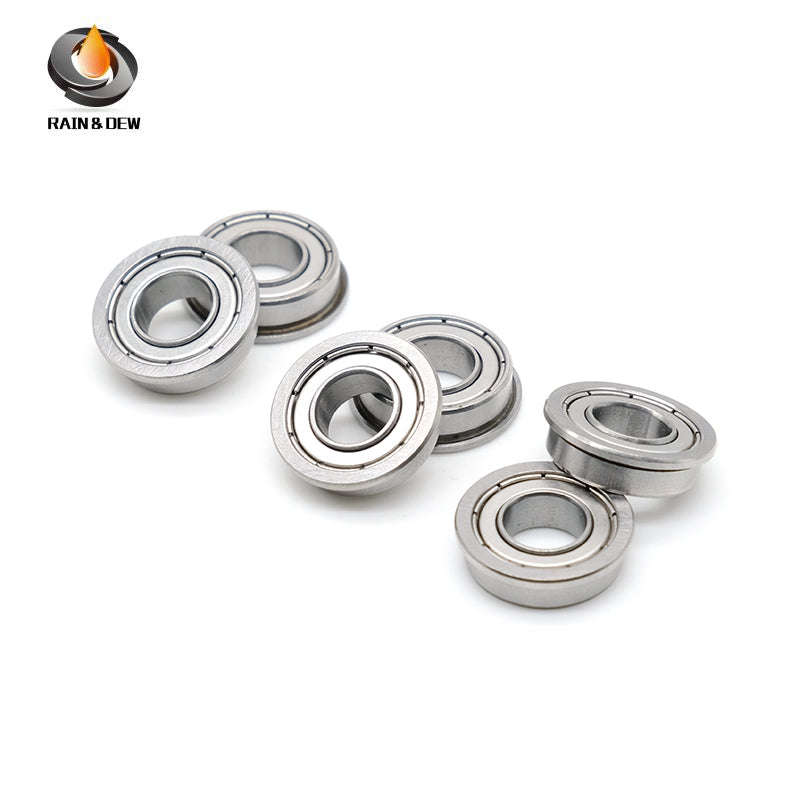 10PCS F687ZZ  7X14X5mm  Miniature Flange Bearings  ABEC-7 Double Metal Shielded,Chrome Steel for 3D Printers & Small Mechanisms