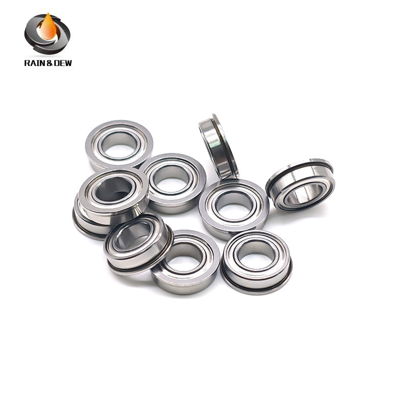 10PCS MF117ZZ 7X11X3mm Miniature Flange Bearings  ABEC-7 Double Metal Shielded,Chrome Steel for 3D Printers & Small Mechanisms