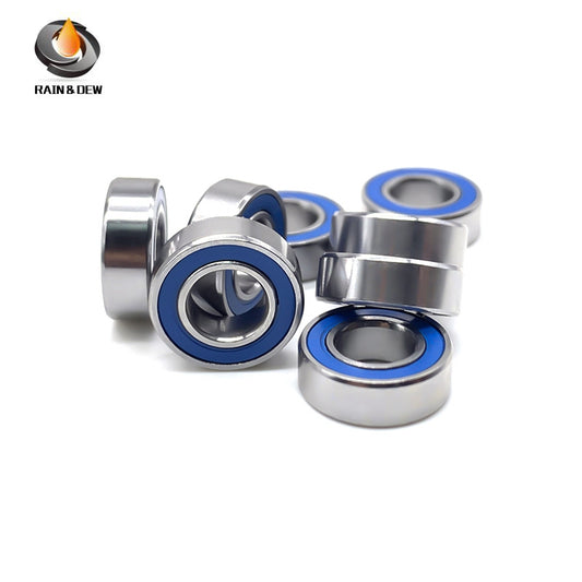 MR126RS-Blue Bearing ABEC-7 (10PCS) 6X12X4 mm Miniature MR115-2RS Ball Bearings Blue Rubber Sealed