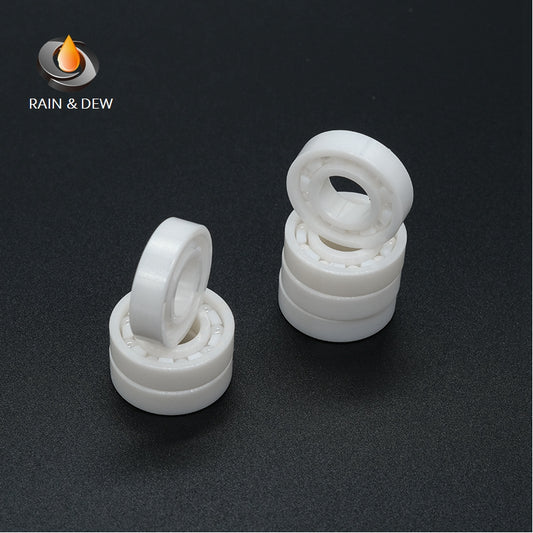 1/2Pcs 6902 CE  15*28*7mm Full Ceramic Bearing  ABEC-9 Zirconia Ceramic Deep Groove Ball Bearings for Fishing Reel