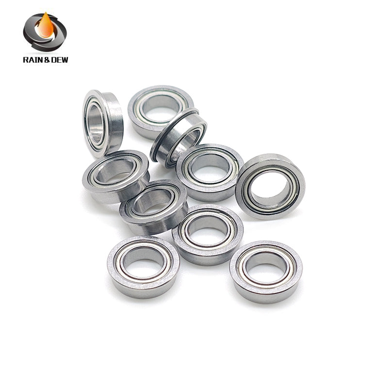 10PCS MF106ZZ Flanged Ball Bearings 6X10X3 mm Steel Shielded  for 3D Printer & Stepper Motor