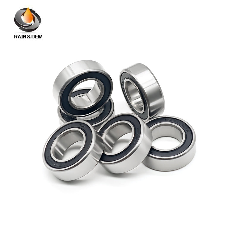 (6PCS) Bicycle Hybrid Ceramic Ball Bearing 173110 2RS CB Bicycle-specific 17x31x10mm Bicycle Hub Bearing Si3N4 Ceramic ABEC-9