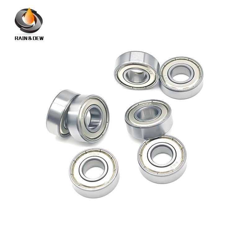 10Pcs R6ZZ 9.525X22.225X7.142mm Miniature Inch Deep Groove Ball Bearing  ABEC-7