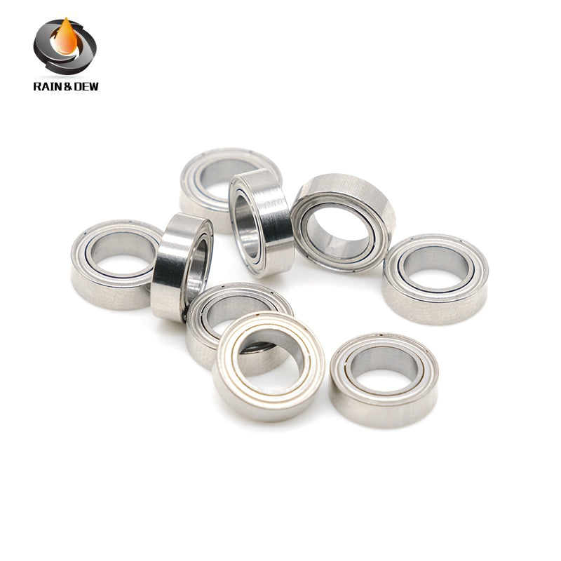 10Pcs MR105ZZ ABEC-9 Bearings, 5x10x4 mm High-Speed Nail Drill Handpiece Bearings - No Heat, Longer Life, More Stable & Smooth