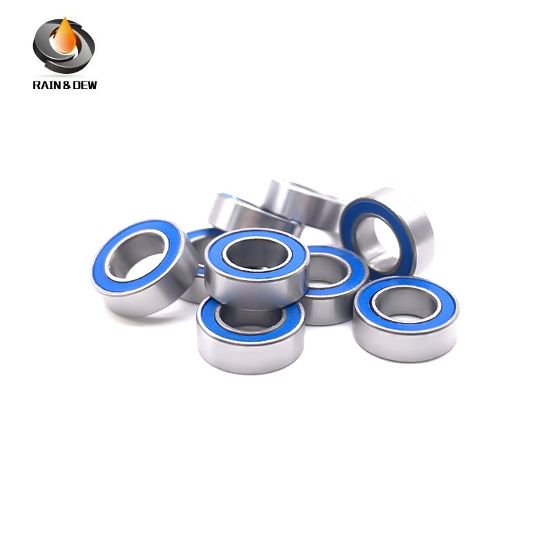 MR95RS-Blue Bearing ABEC-7 (10PCS) 5x8x3 mm Miniature MR95-2RS Ball Bearings Blue Rubber Sealed