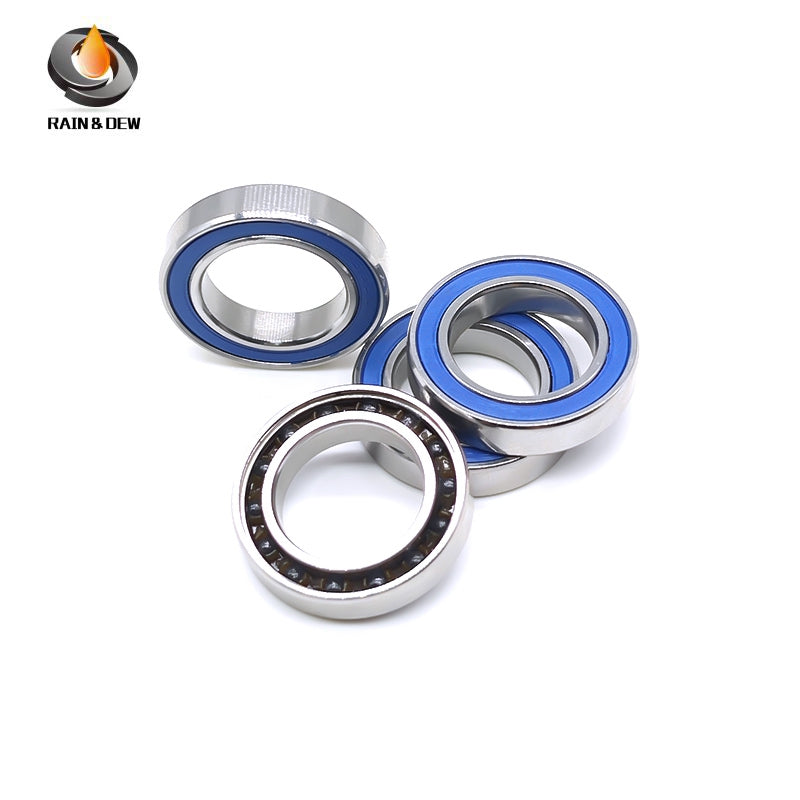 10PCS S6802RS CB 15x24x5mm Hybrid Ceramic Si3N4 Ball Bearing Bicycle Bottom Brackets & Spares Rear wheel 6802 2RS Bearings