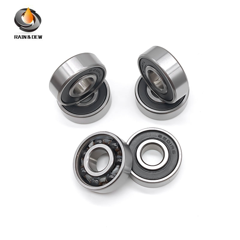 5PCS 6200RS CB 10x30x9mm Hybrid Ceramic Si3N4 Ball Bearing Bicycle Bottom Brackets & Spares Rear wheel 6200 2RS Bearings