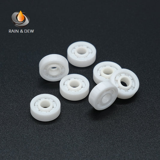 1/2Pcs 606 CE 6*17*6mm  Full Ceramic Bearing ABEC-9 Zirconia ZRO2 High Precision Spinning Bearing for Fishing Reel