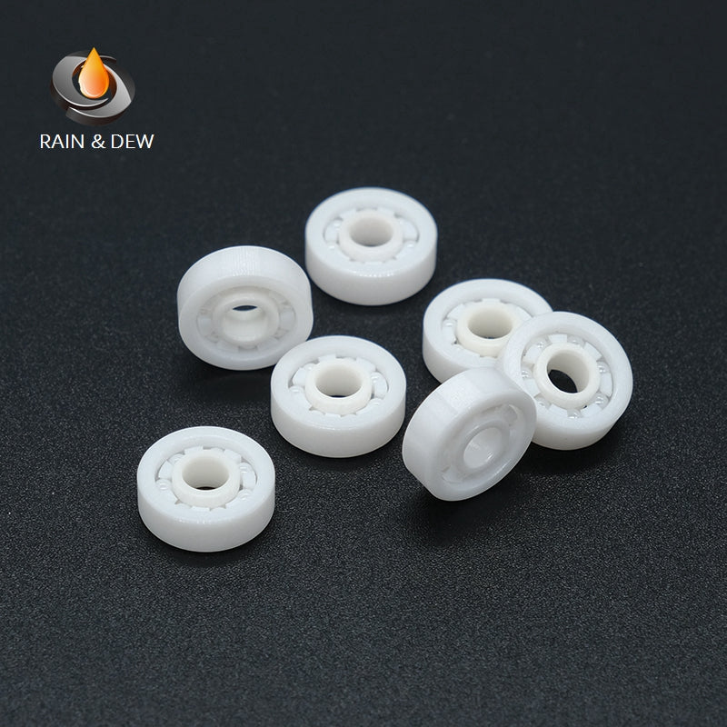 1/2Pcs 607 CE 7*19*6mm  Full Ceramic Bearing ABEC-9 Zirconia ZRO2 High Precision Spinning Bearing for Fishing Reel