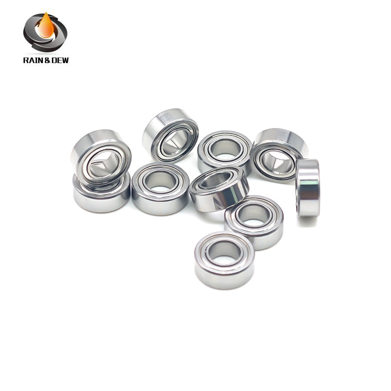 10Pcs R188ZZ ABEC-9 Bearings, 6.35x12.7x4.762 mm High-Speed Nail Drill Handpiece Bearings - No Heat, Longer Life, More Stable & Smooth