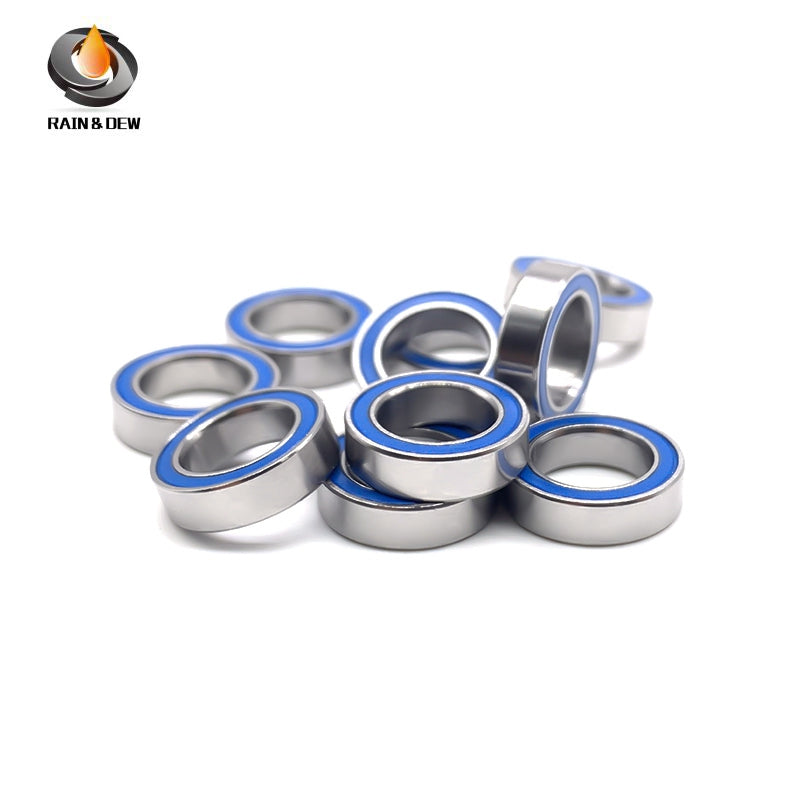 MR117RS-Blue Bearing ABEC-7 (10PCS) 7X11X3 mm Miniature MR117-2RS Ball Bearings Blue Rubber Sealed