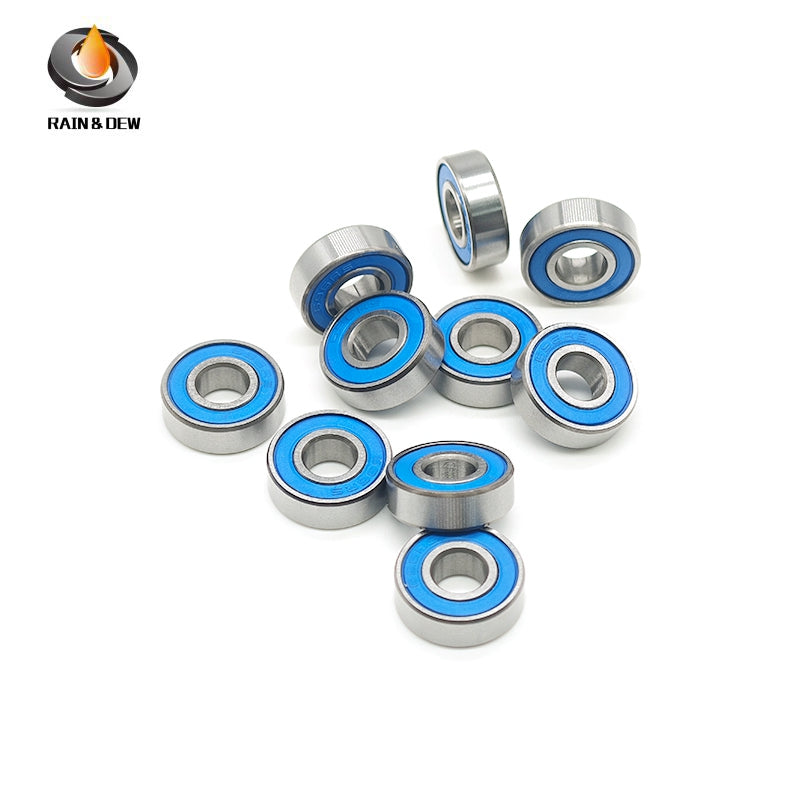 696RS-Blue Bearing 10PCS 6x15x5 mm ABEC-7 Hobby Electric RC Car Truck 696 RS 2RS Ball Bearings 696-2RS Blue Sealed