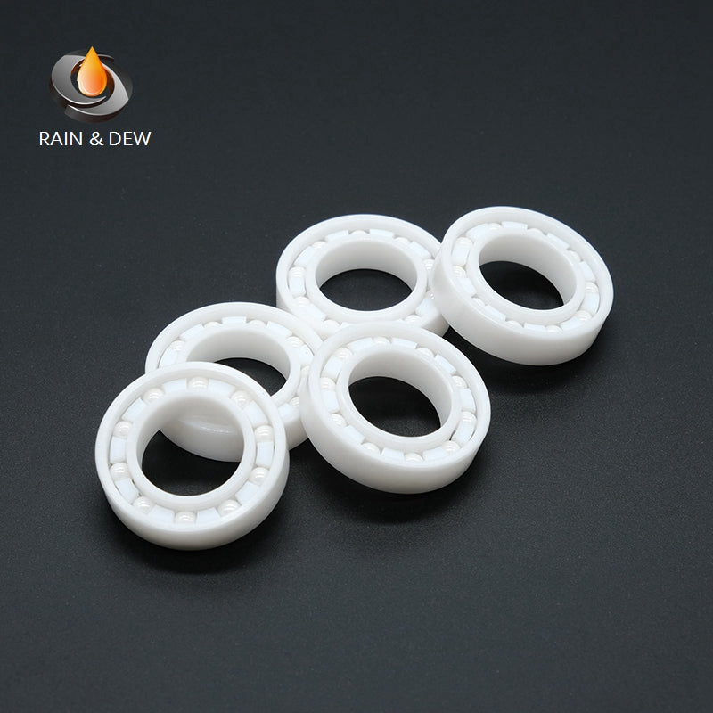 1/2Pcs 6903 CE  17*30*7mm Full Ceramic Bearing  ABEC-9 Zirconia Ceramic Deep Groove Ball Bearings for Fishing Reel