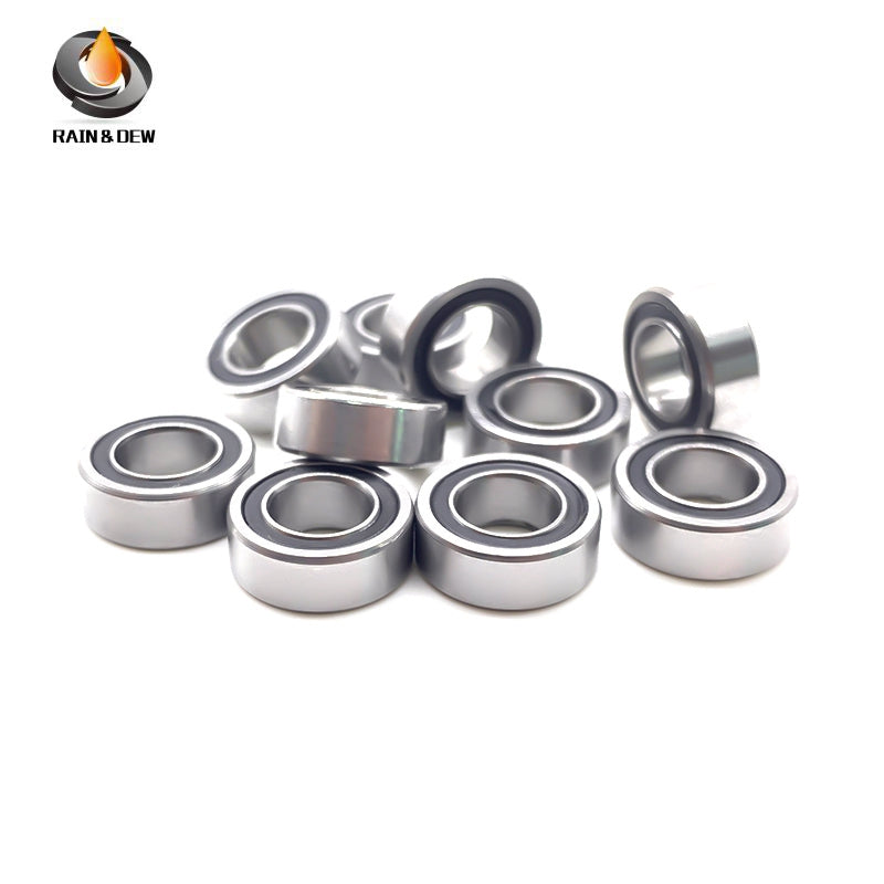 MR116RS Bearing ABEC-7 (10PCS) 6x11x4 mm Miniature MR116-2RS Ball Bearings Black Rubber Sealed