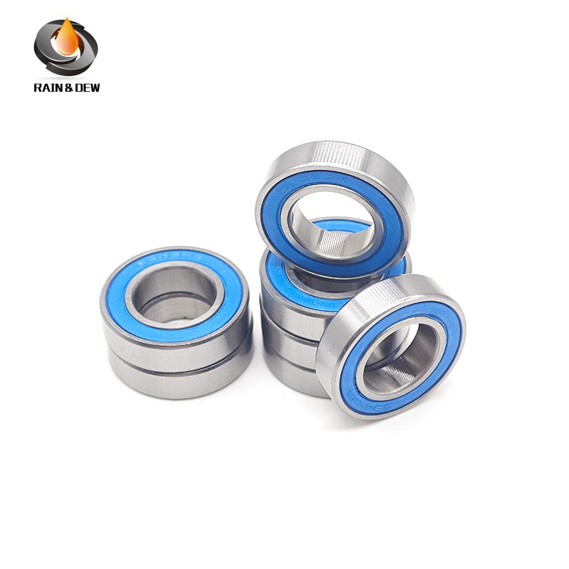 10PCS 6902 2RS-Blue Bearing 15*28*7 mm  ABEC-7  Metric Thin Section 61902RS 6902 RS Ball Bearings 6902RS