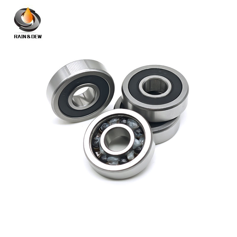 (6PCS) Bicycle Hybrid Ceramic Ball Bearing 16100 2RS CB Bicycle-specific 10x28x8mm Bicycle Hub Bearing Si3N4 Ceramic ABEC-9