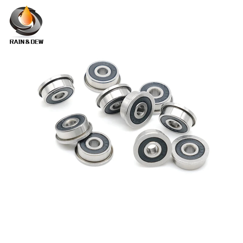 12Pcs VORON 3D Print Bearing F623 RS Flange Bearing  3x10x4mm  ABEC-7