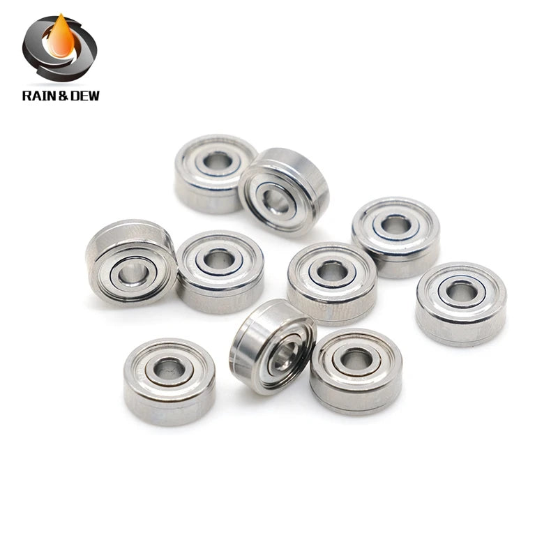 10Pcs Stainless Steel SMR103ZZ Bearing 3*10*4 mm  ABEC-7 Ball Bearings Shielded S623ZZ Ball Bearing