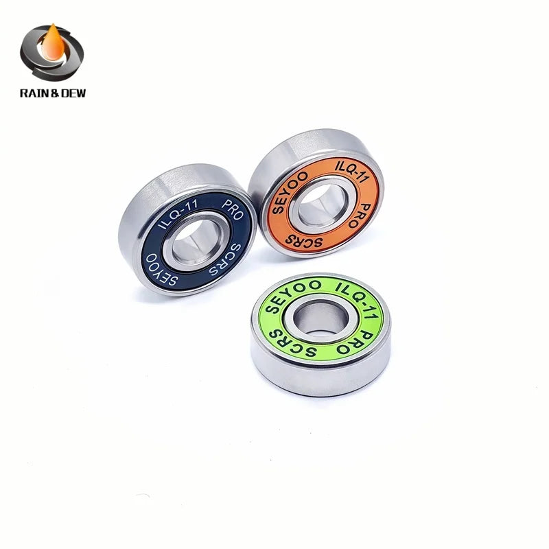 8Pcs 608 2rs ILQ-11 8x22x7 Skateboard Bearings, 608 Bearing & Bearings for Inline Skates, Bearings for Skates & Scooter