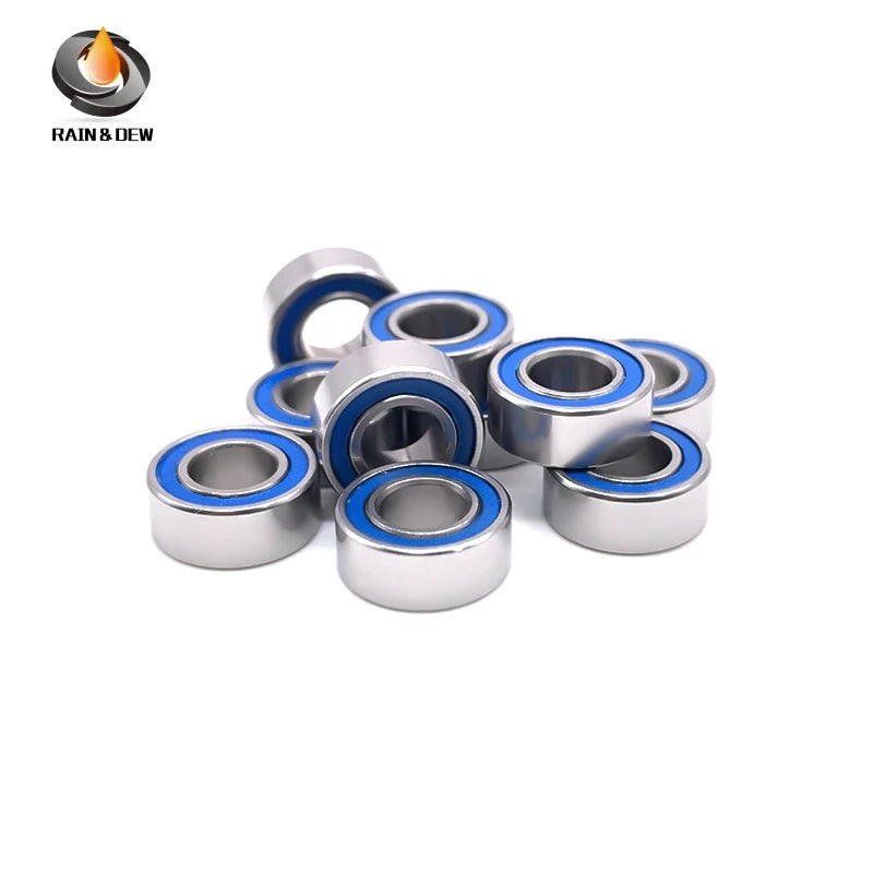 10PCS MR105RS 5X10X4 mm Bearing ABEC-7 Miniature Ball Bearings Blue Sealed Bearing 608RS 6701RS 688RS 695RS MR1319RS MR128RS