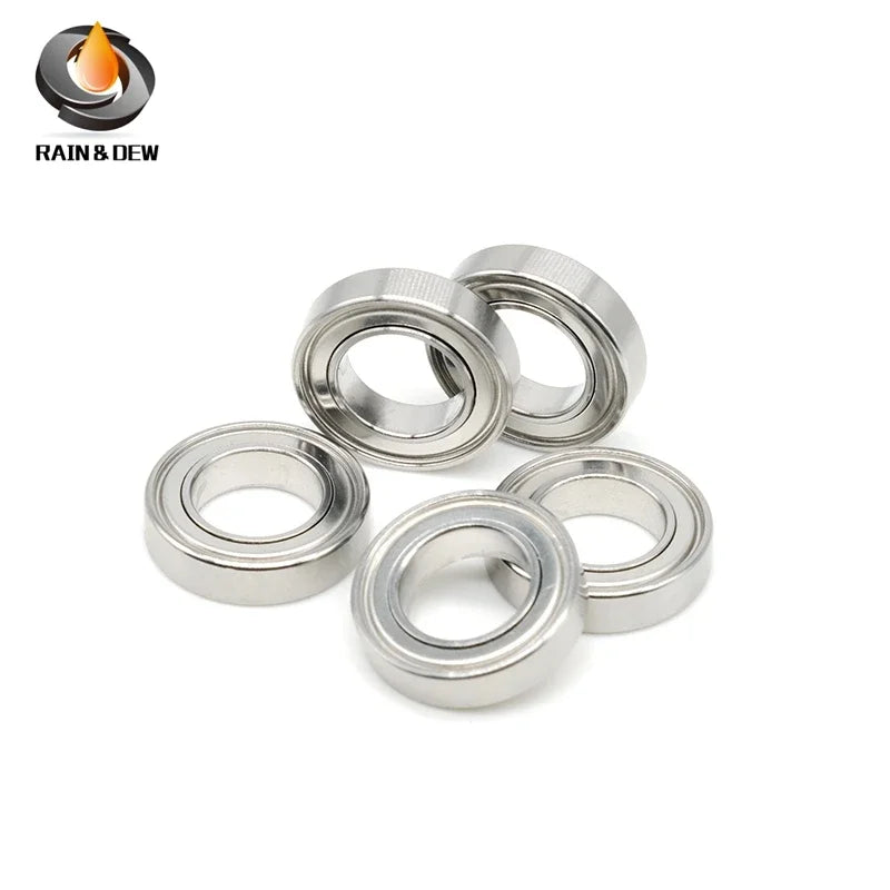 10Pcs 6801ZZ	12X21X5 mm High Quality ABEC-7 Deep Groove Ball Bearing