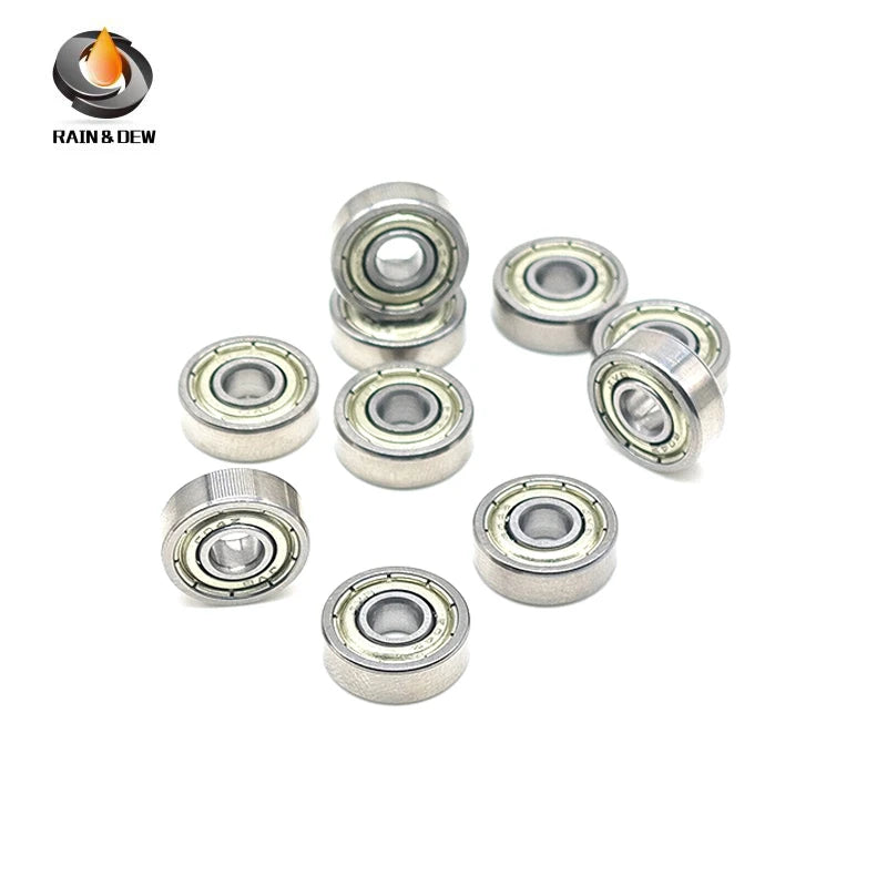 10PCS 604ZZ 4x12x4 mm ABEC-7 Miniature Ball Bearings Chrome Steel Bearings For 3D Printer Parts Pulleys