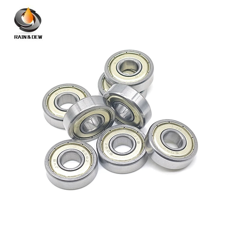 10PCS 609 Bearing ABEC-7 9x24x7 mm Miniature 609 Z ZZ Ball Bearings 609ZZ