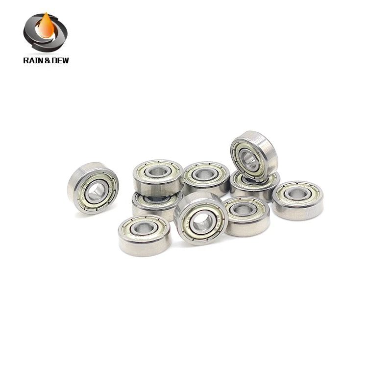 10PCS 604ZZ 4x12x4 mm ABEC-7 Miniature Ball Bearings Chrome Steel Bearings For 3D Printer Parts Pulleys